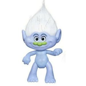 Hasbro Dreamworks  Trolls Glitterific Guy Diamond Doll white hair 13” figure*